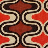 Lampshade novaline h40 d35 fabric 1970