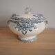 Soup or vegetable bowl St Amand iron earth model "dovecote"