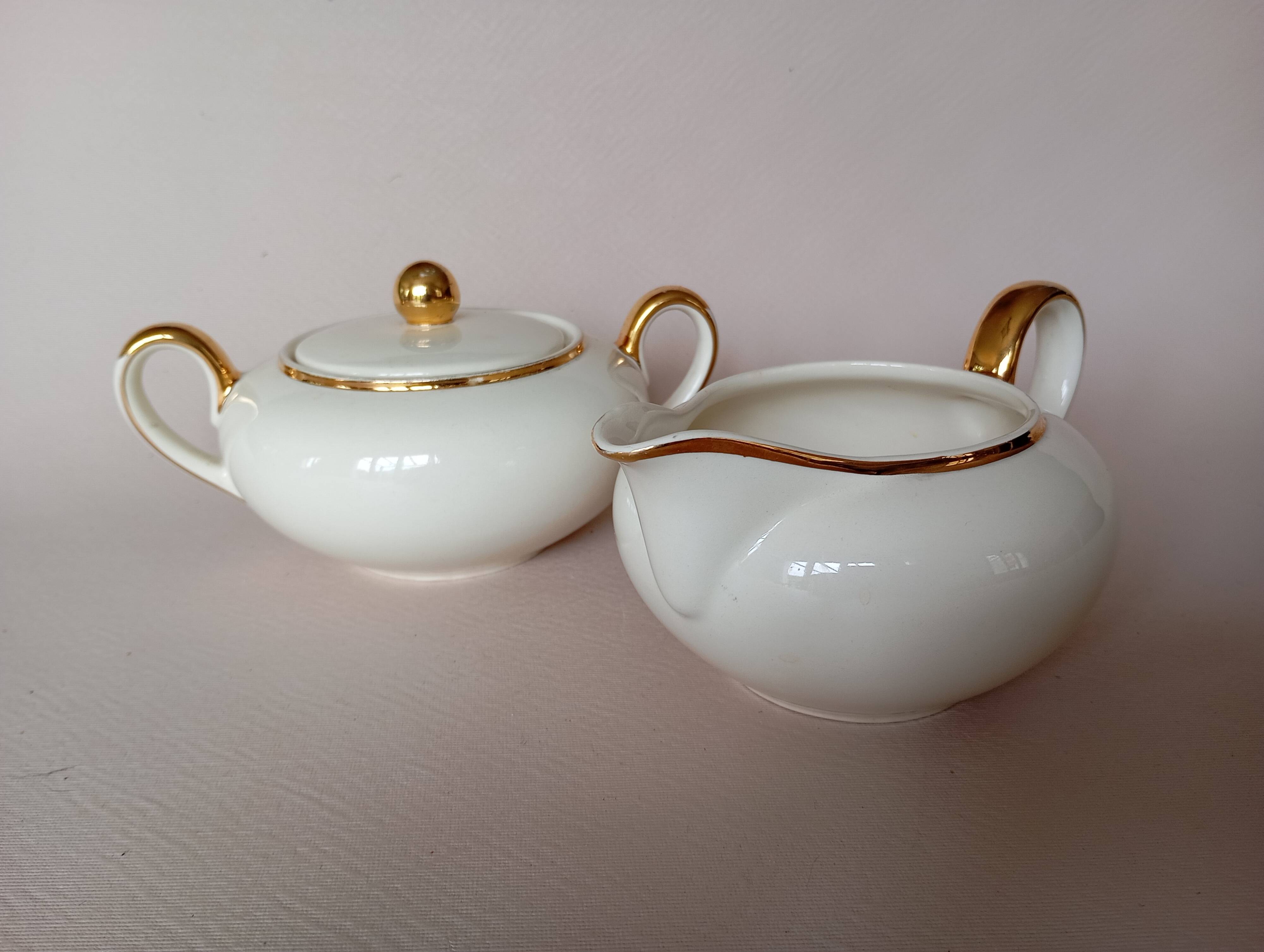 Villeroy & Boch "Biarritz" cream and sugar bowl