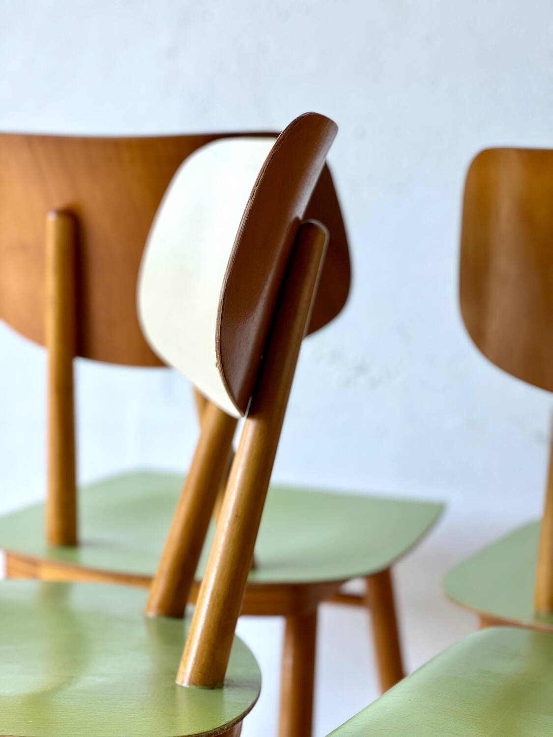 Chaises de bistro Ton, ensemble de 4