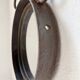 Brutalist mirror with metal chain from the 50s
