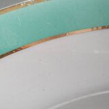 5 Badonviller opaque porcelain soup plates