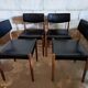 Lot 4 Scandinavian chairs Zetel Behaagt vintage 70s