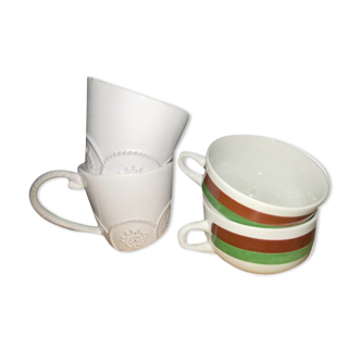 Lot tasse vintage