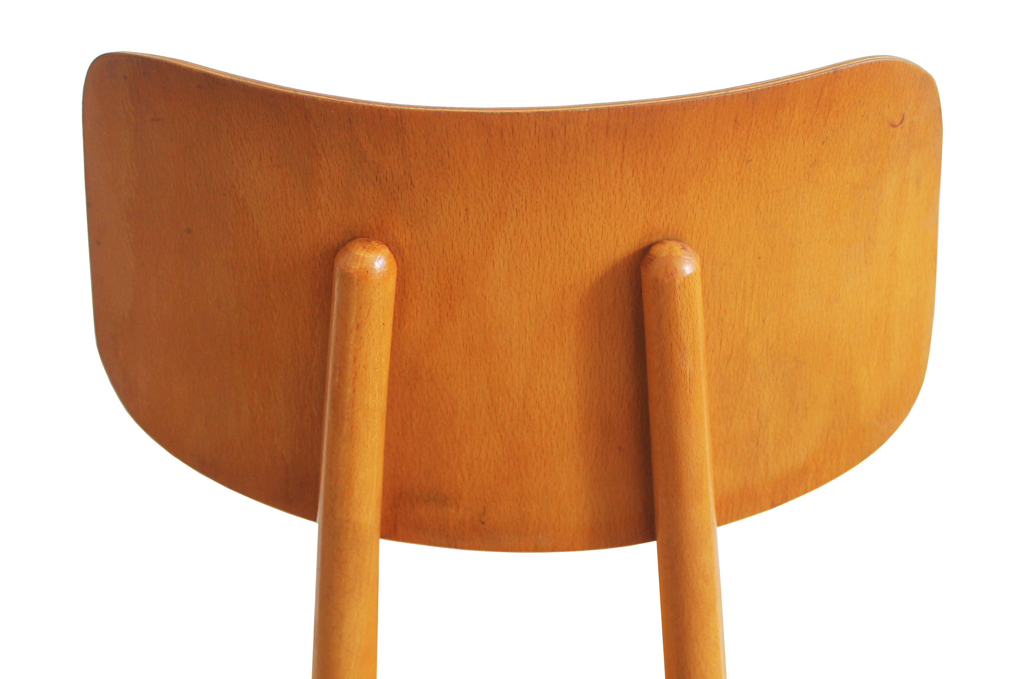 Paire de chaises de salle à manger mid century des années 1960 par ton