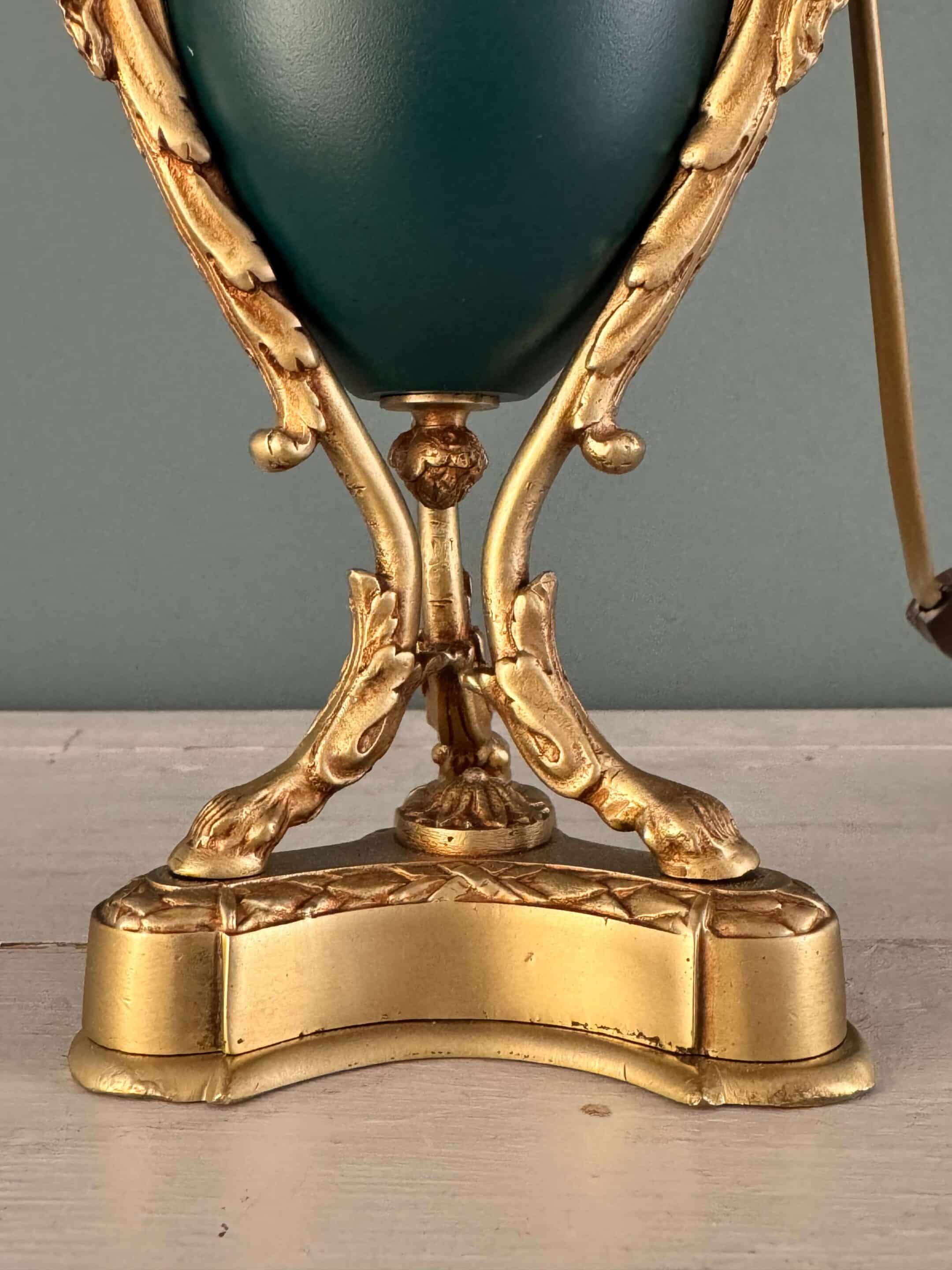 19th-century cassolette lamp