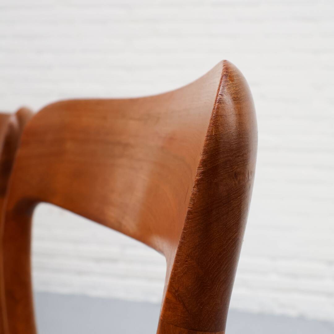 Niels Möller Model 75 Paper Cord Dining Chairs