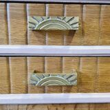 Art Deco sideboard in chene renovated and restyled
