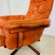 Vintage Danish mid-century Gote Mobler reclining lounge chair 1970s