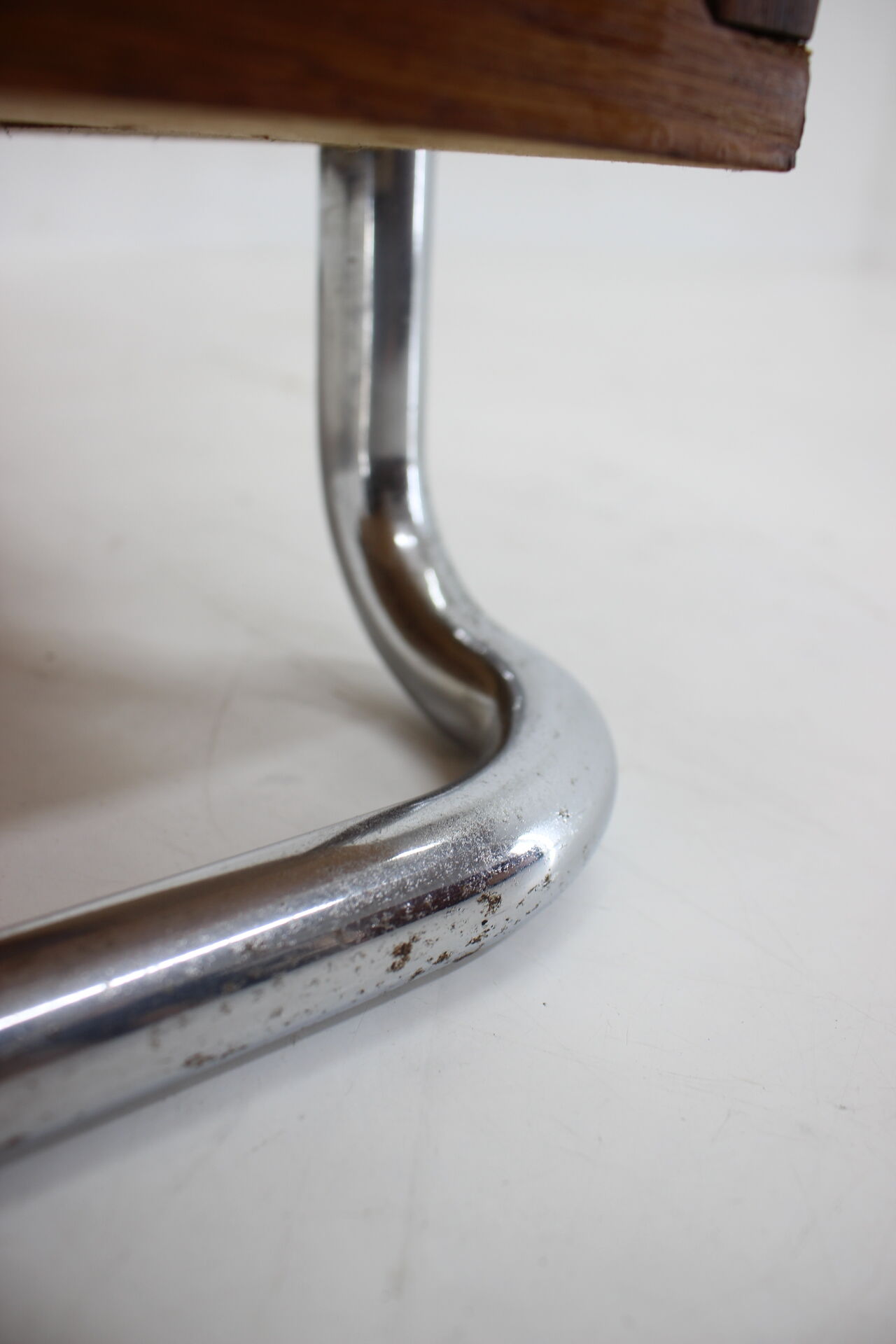 Miroir en chêne années 1950 Tchécoslovaquie 167x95cm