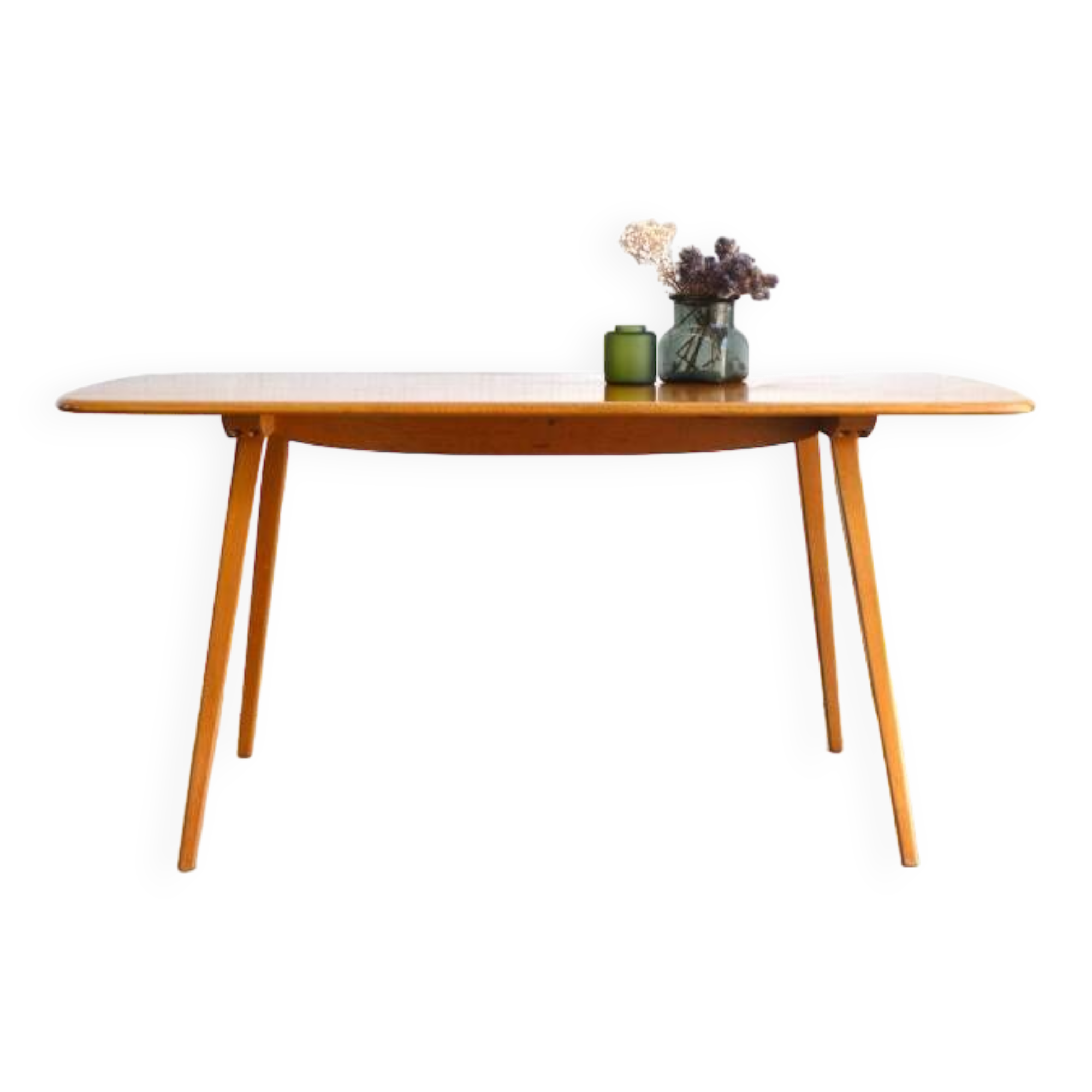 Rectangular table / desk by Ercol * 151 cm