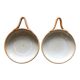 Paire de raviers en grès