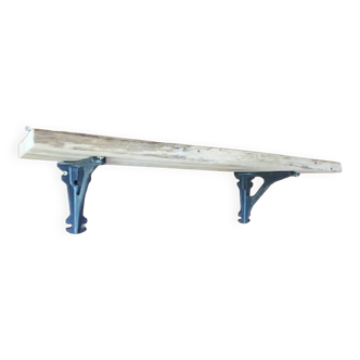 Wooden wall shelf