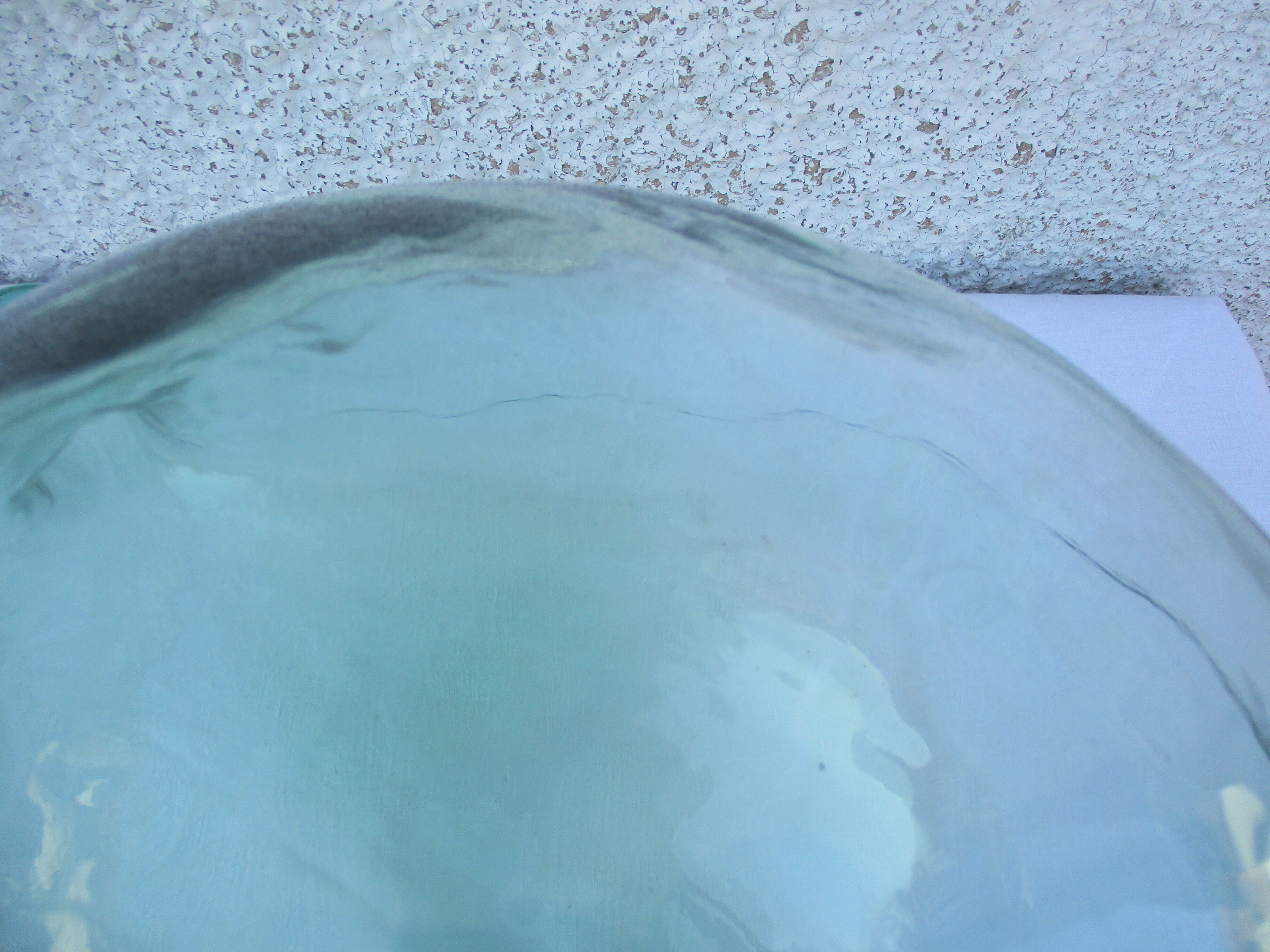 Dame jeanne bottled glass bubbled 15.5 litres