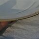 Table service 58 pieces in limoges porcelain uc - blue and gold border