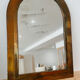 Vintage brass mirror