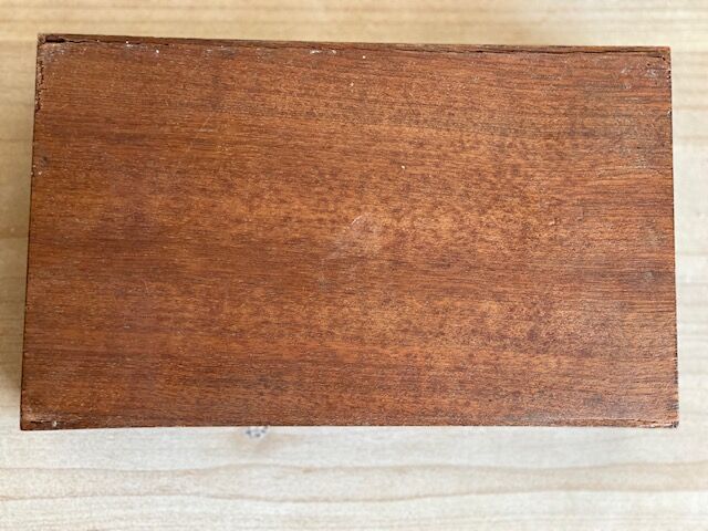 Coffret boite en loupe de bois