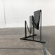 Postmodern vintage magazine rack by Markus Börgens for D-Tec, 1980s.