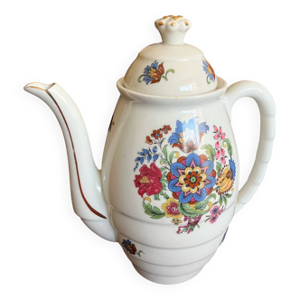 Floral patterned porcelain coffee pot