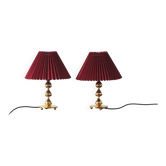 Lampes de table en forme de goutte par Hugo Asmussen, années 1970, ensemble de 2
