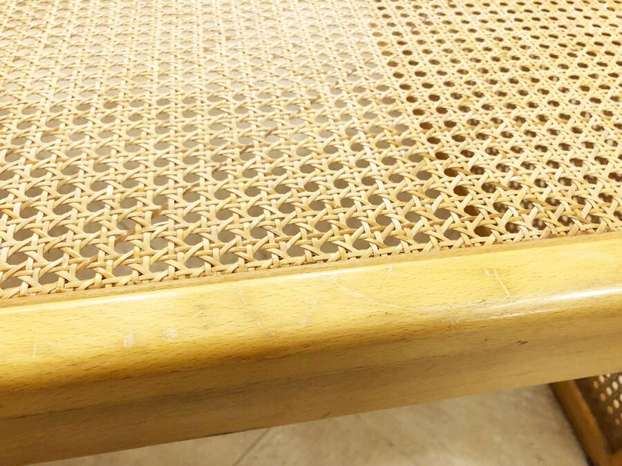 Cane coffee table, 1970