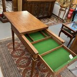 Old game table, has system, length 180 cm, directoire style