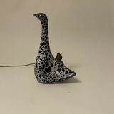 Zoomorphic lamp by dominique marino for le vaucour vallauris, free form of the 50s.