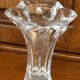 Vintage crystal vase from the 1960s-1970s