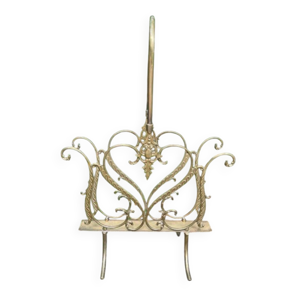 Porte revues en laiton style baroque