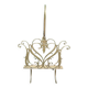 Brass magazine rack in baroque style