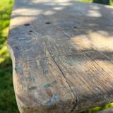 Table pliante ancienne en bois