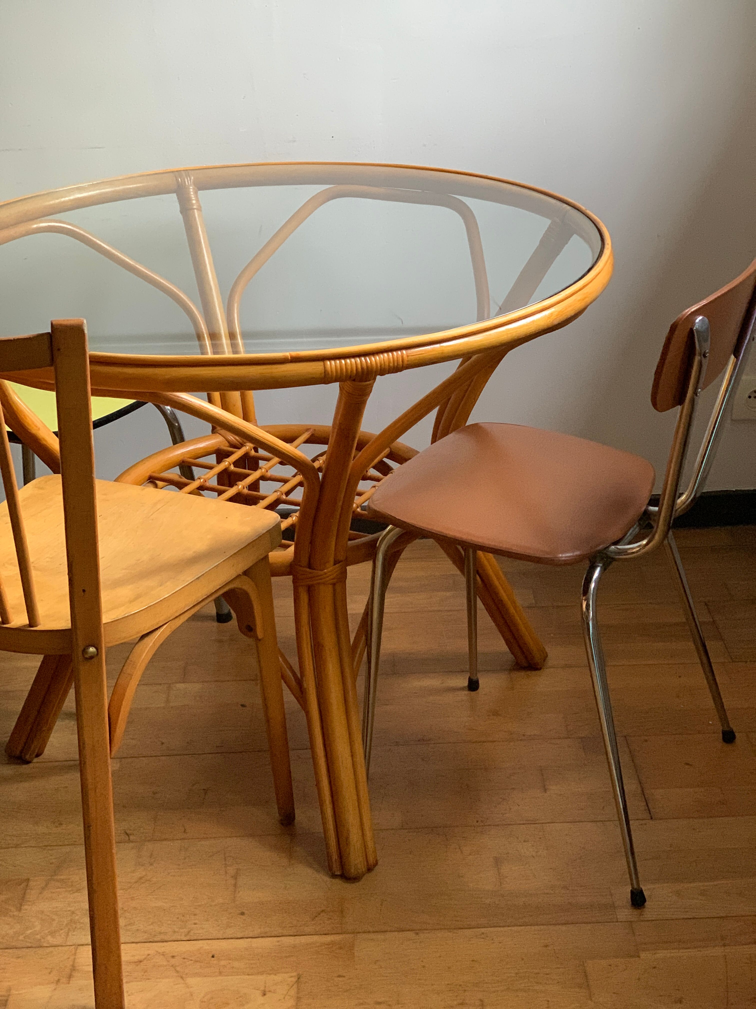 Rattan table
