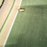 Folding chair iron and fabric