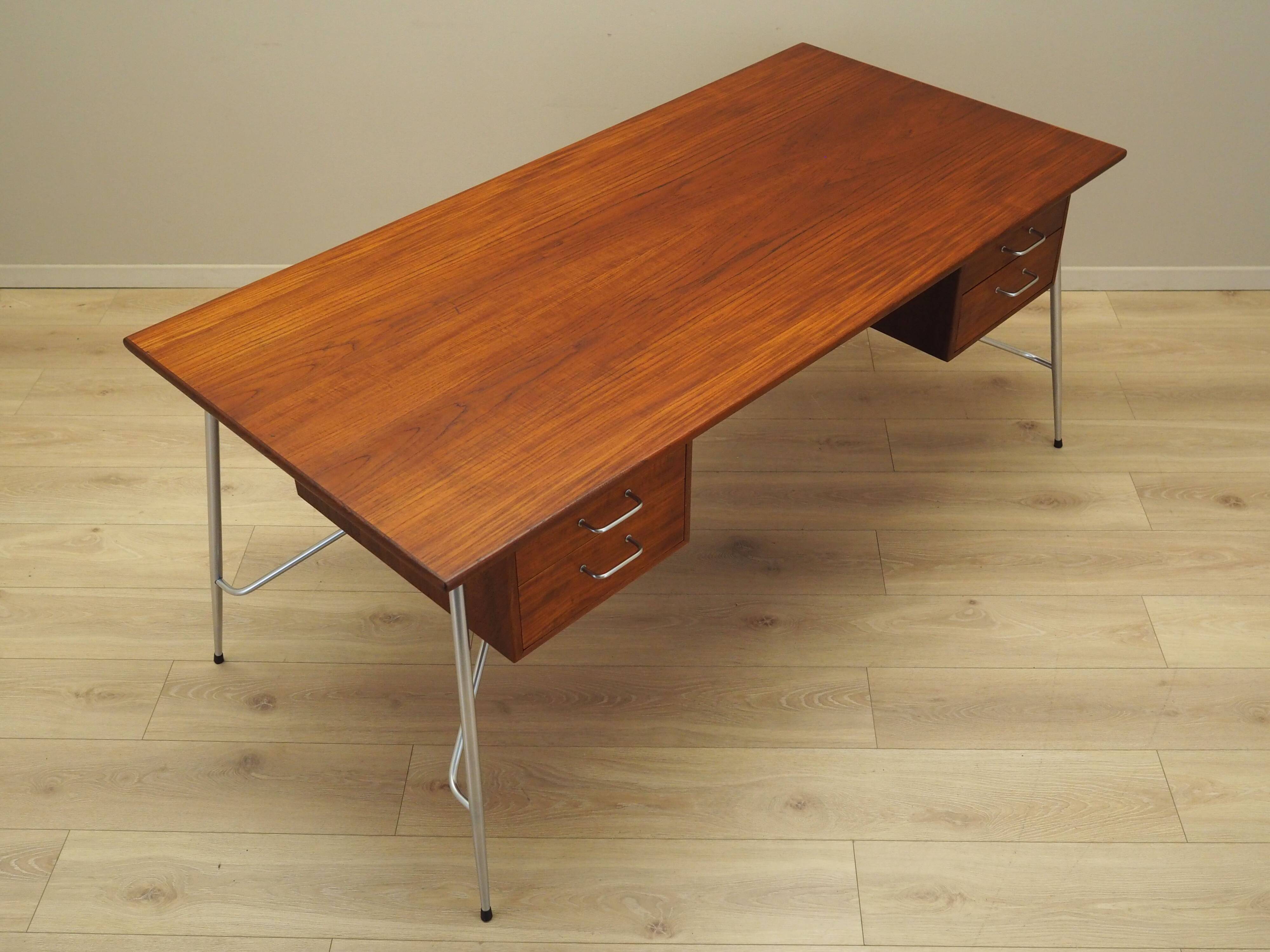 Teak desk, Danish design, 1960s, designer: Børge Mogensen, manufacturer: Sø