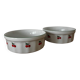 Ensemble de 2 ramequins en porcelaine Tables & Couleurs cerises