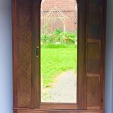 Antique wardrobe with mirror