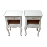 Pair of antique bedside tables