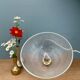 Striped glass pendant light