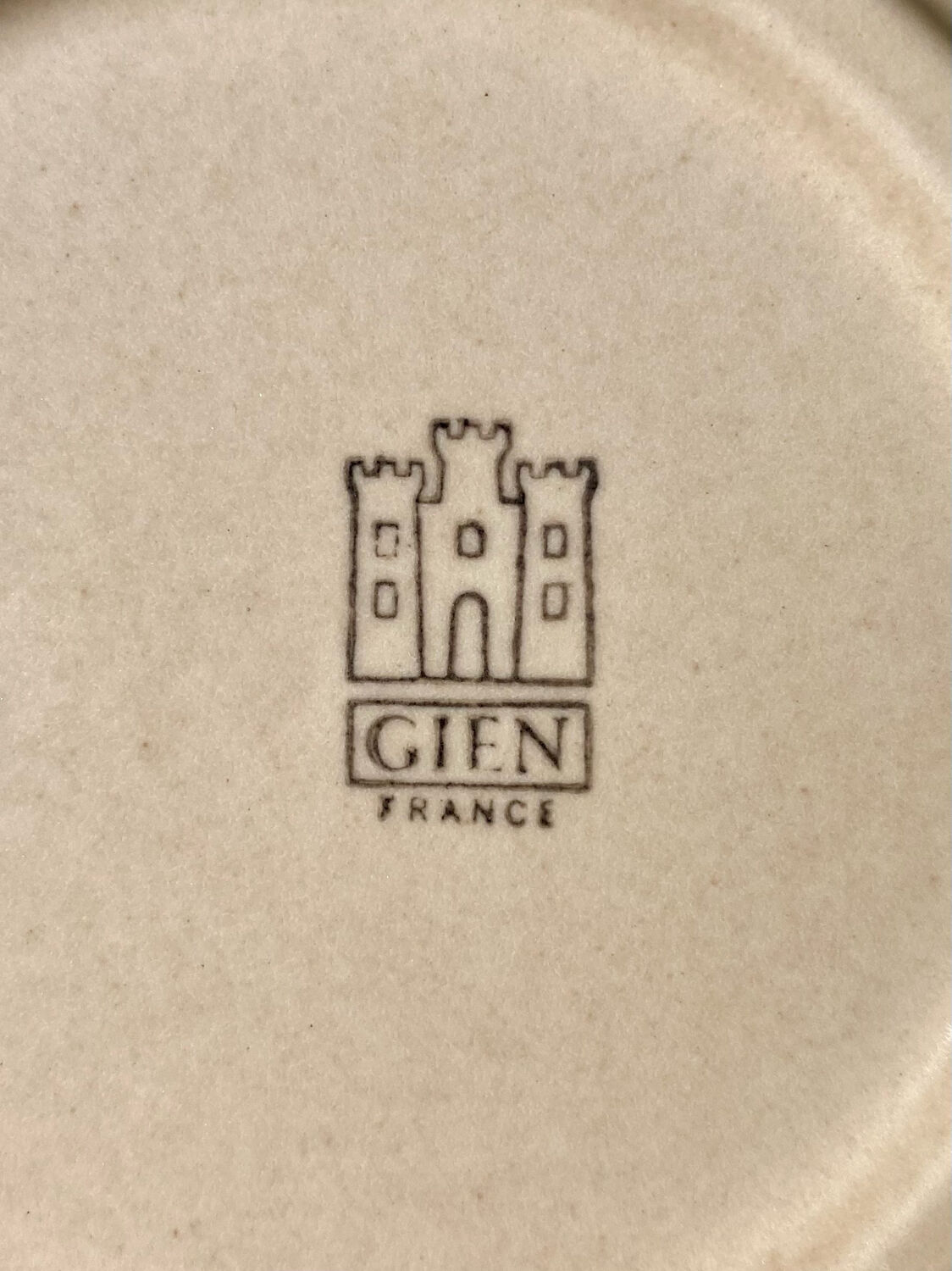 Pink Gien dessert plates