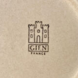 Pink Gien dessert plates