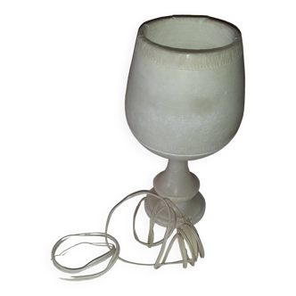 Old alabaster lamp