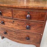 Commode anglaise en bois 19ème avec 4 tiroirs