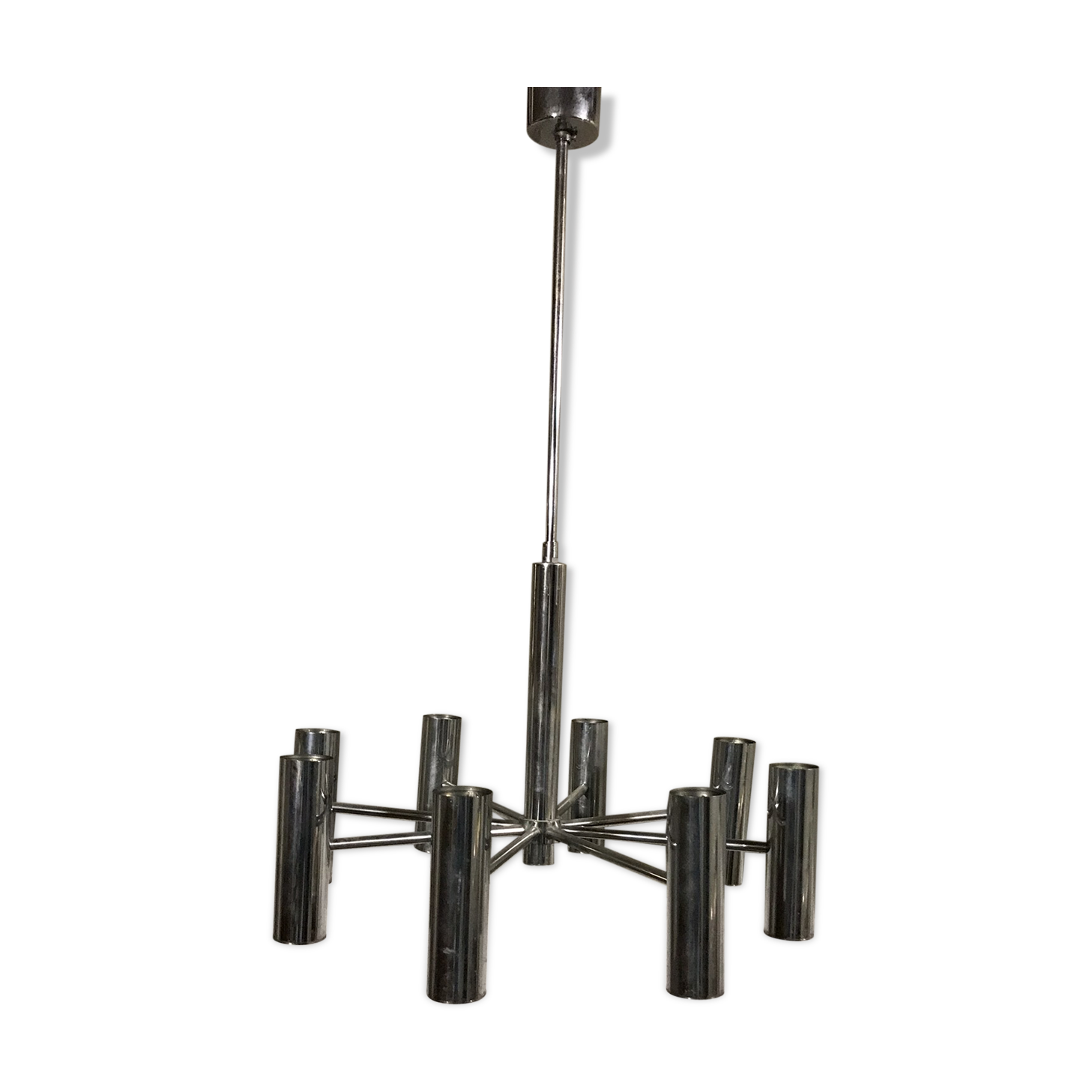 Sciolari chandelier 8 fires, 1970