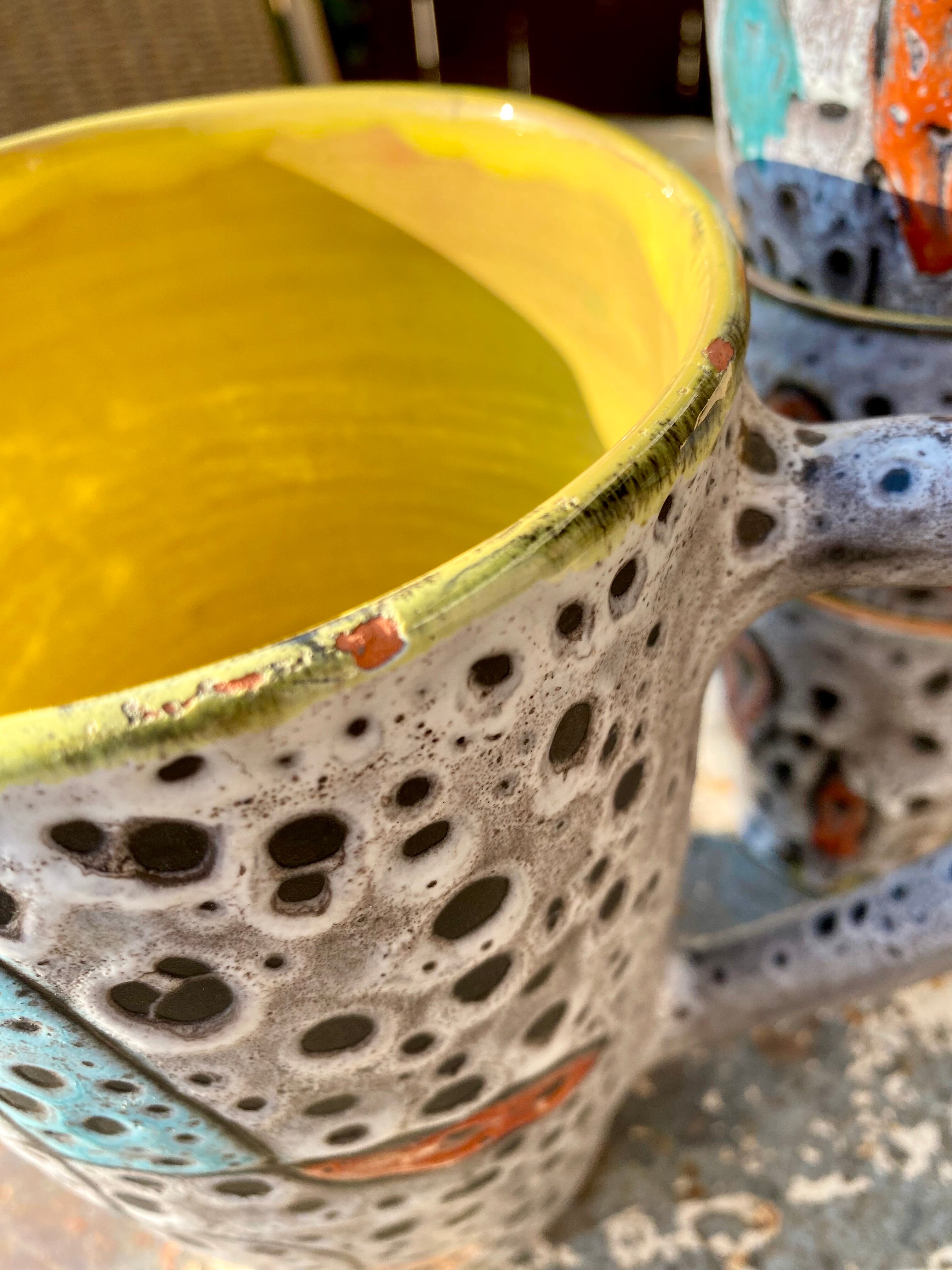 Pichet et verres Vallauris