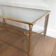 Neoclassical style brass coffee table by Maison Jansen