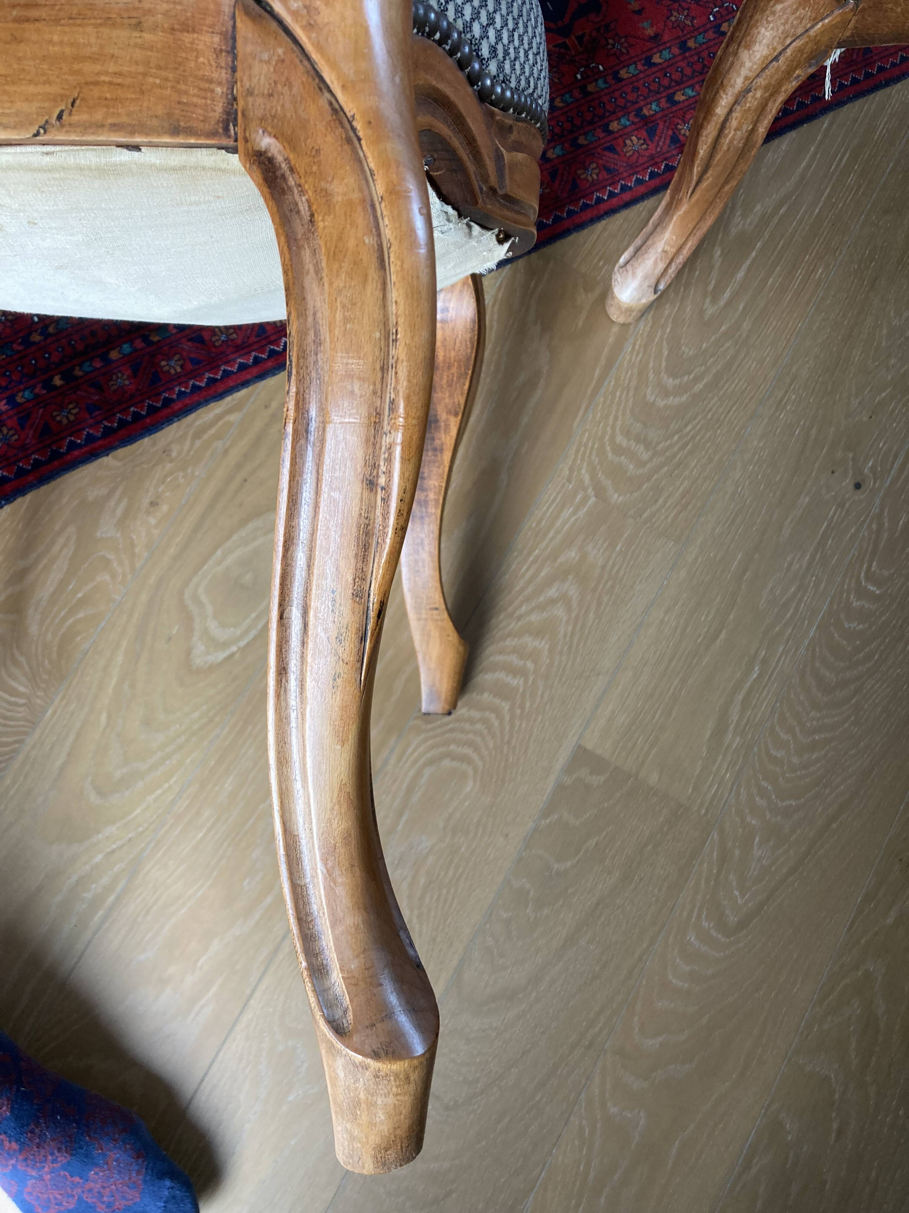 Set of 4 Louis-Philippe style chairs