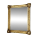 Mirror from the Restoration period, antique gilded, 19th century.