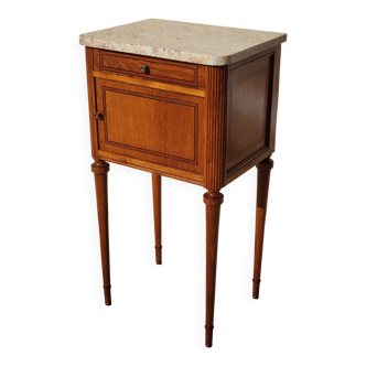 Table de chevet en marqueterie