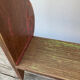 Wall spice shelf patinated wood vintage antique storage