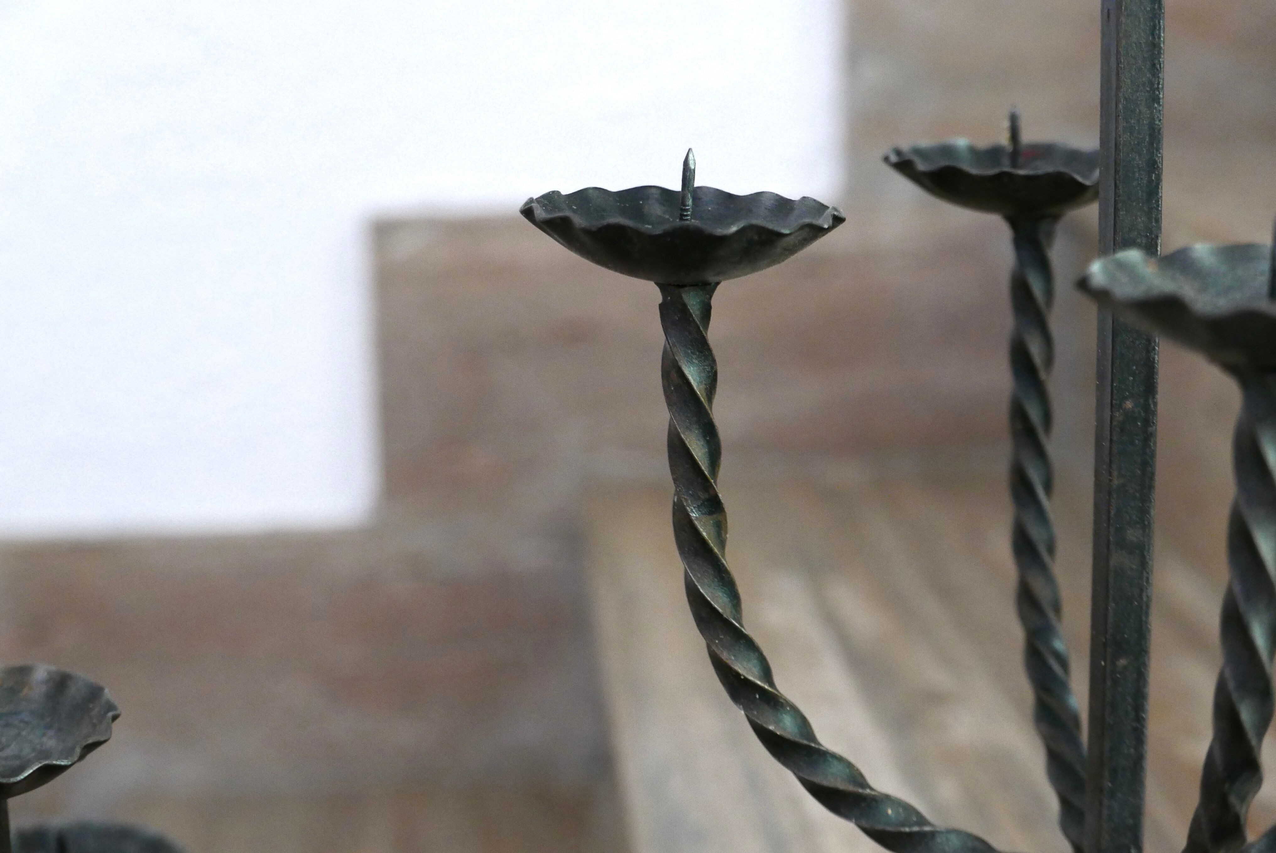 Paire de chandeliers à cinq branches, années 50